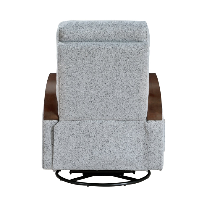 Margerie Swivel Glider Reclining Chair (9659GRY-1)