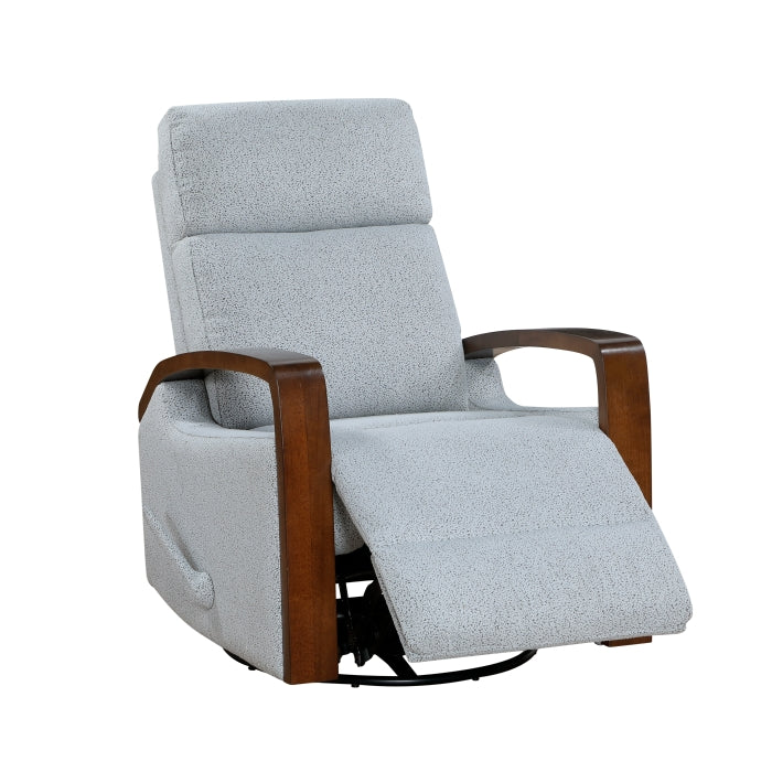 Margerie Swivel Glider Reclining Chair (9659GRY-1)
