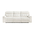 Celeste Power Double Reclining Sofa with Power Headrests, Hidden Arms Cup Holders and Charging Ports