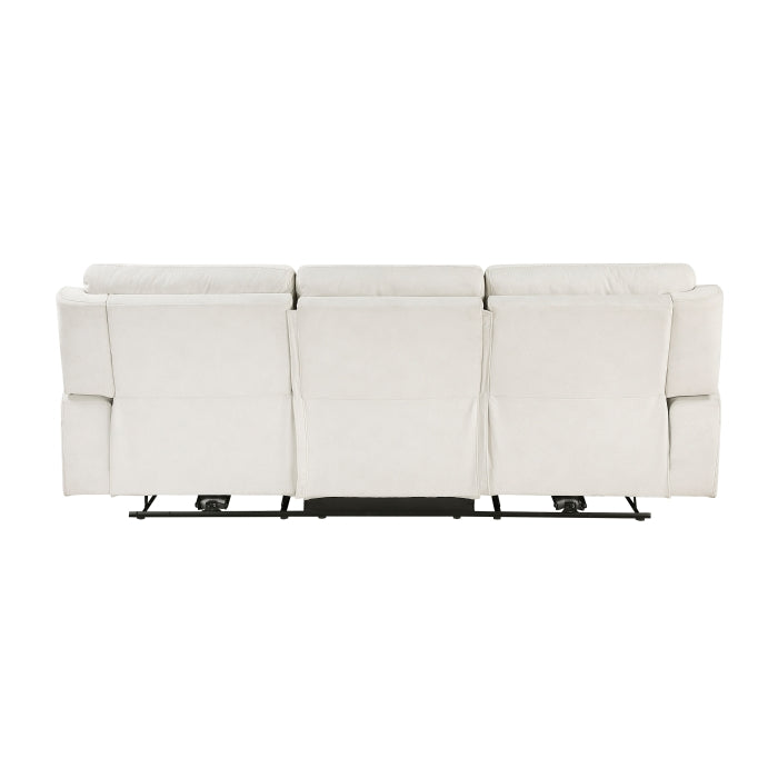 Celeste Power Double Reclining Sofa with Power Headrests, Hidden Arms Cup Holders and Charging Ports