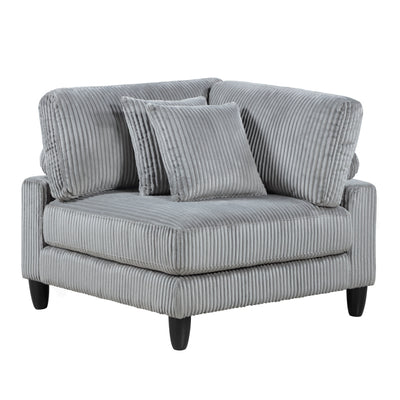 Robstown 4-Piece Modular Sectional with Ottoman (9688GY*42CRACOT)