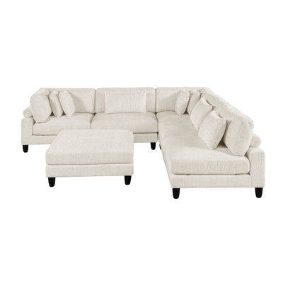 Robstown 6-Piece Modular Sectional with Ottoman (9688NBE*62CR3ACOT)