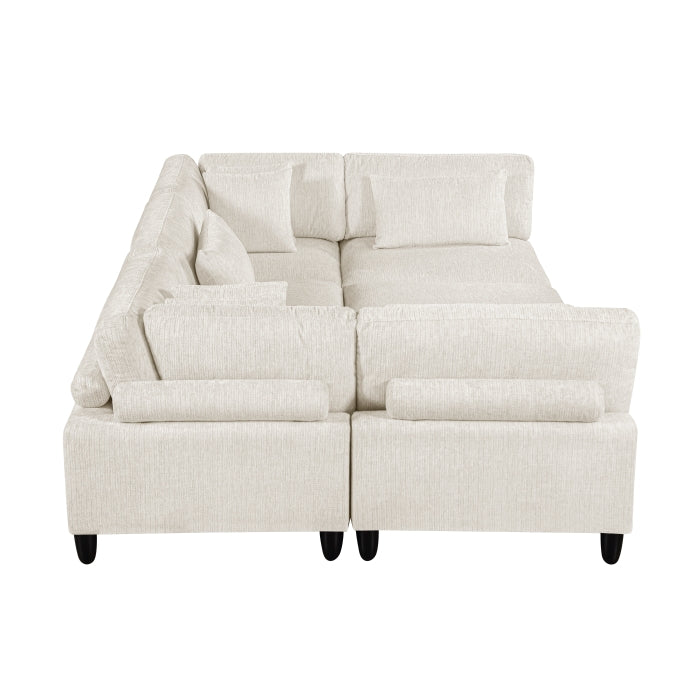 Robstown 6-Piece Modular Sectional with Ottoman (9688NBE*62CR3ACOT)