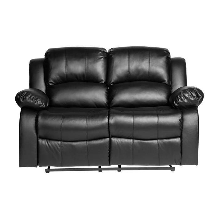 Cranley Black Manual Reclining Loveseat — Cranley Double Reclining Love Seat (9700BLK-2)