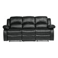 Cranley Double Reclining Sofa (9700BLK-3)