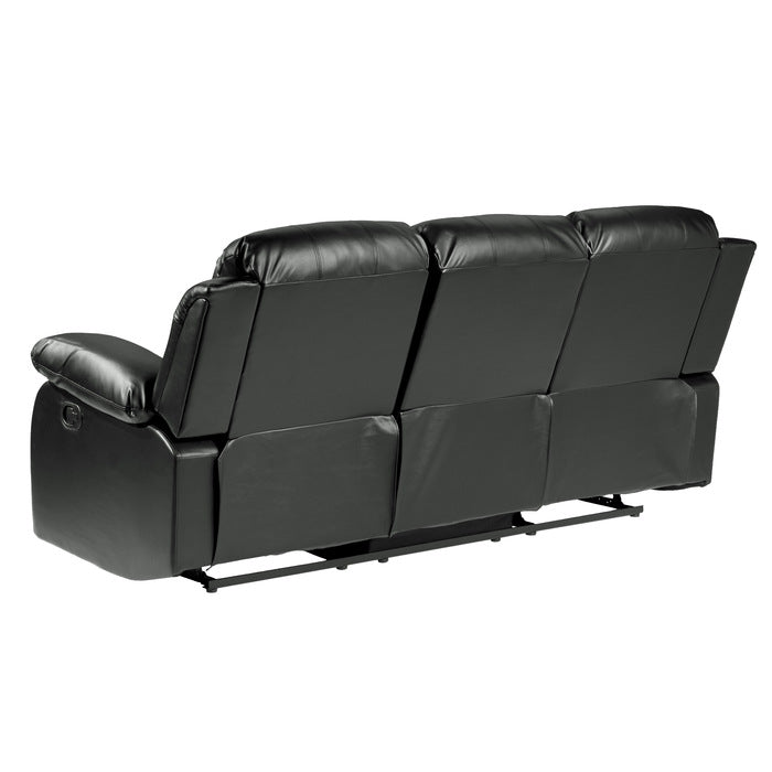 Cranley Double Reclining Sofa (9700BLK-3)