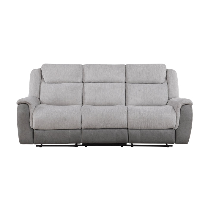 Harriette Double Reclining Sofa (9703GY-3)