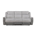 Harriette Double Reclining Sofa (9703GY-3)