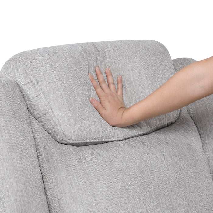 Harriette Double Reclining Sofa (9703GY-3)