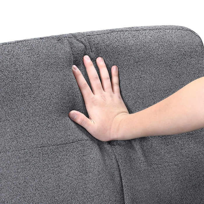 Robinson Love Seat with Pull-out Bed, Shelves and Charging Ports (9705GY-2*)