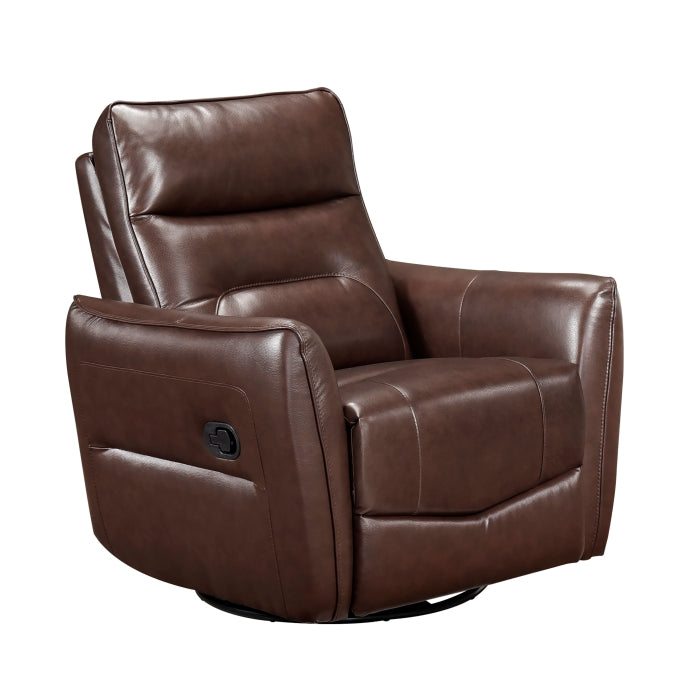 Thomas Swivel Glider Reclining Chair (9713BRW-1SW)