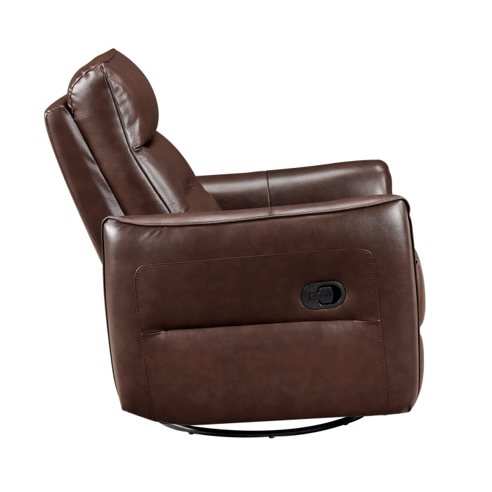 Thomas Swivel Glider Reclining Chair (9713BRW-1SW)