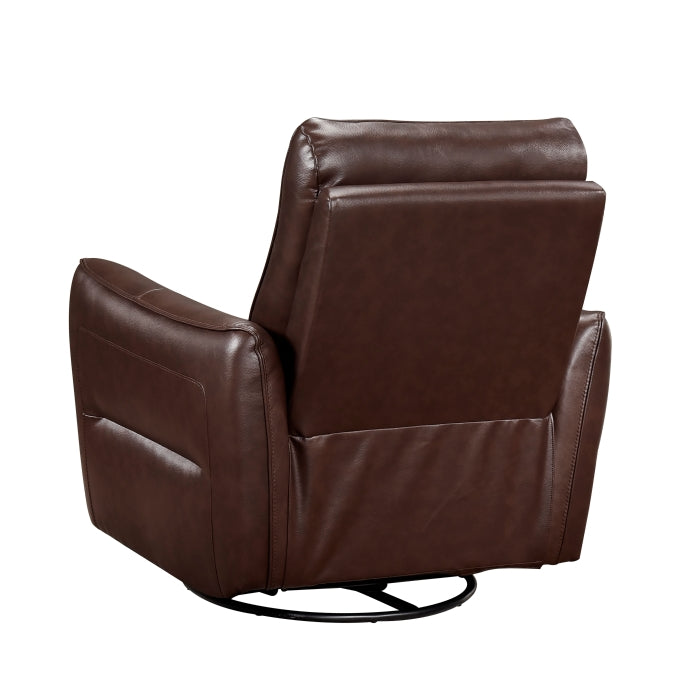 Thomas Swivel Glider Reclining Chair (9713BRW-1SW)