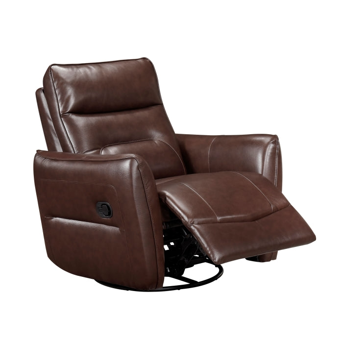 Thomas Swivel Glider Reclining Chair (9713BRW-1SW)