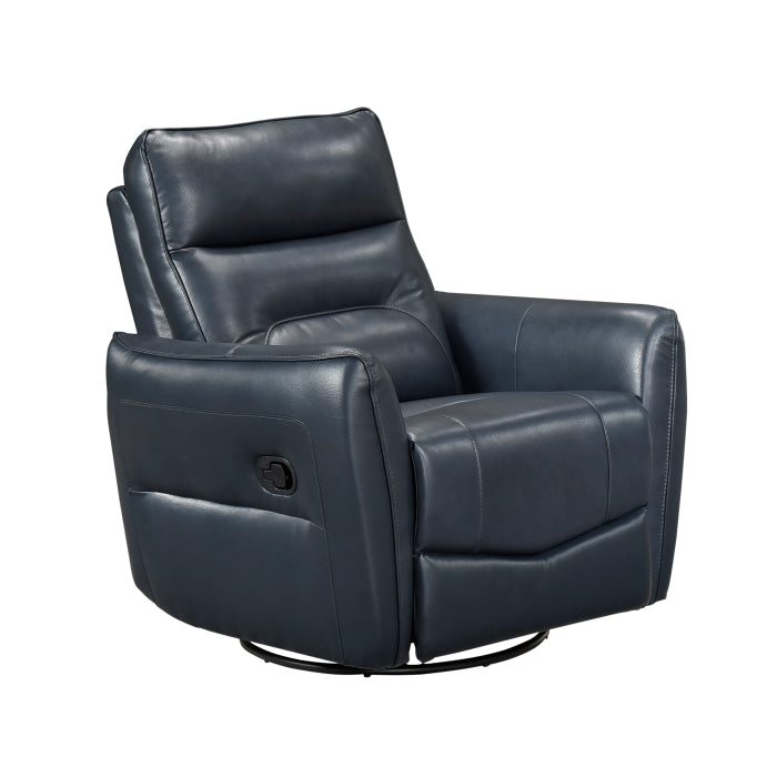 Thomas Swivel Glider Reclining Chair (9713DBU-1SW)