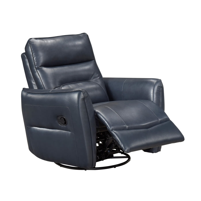 Thomas Swivel Glider Reclining Chair (9713DBU-1SW)