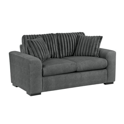 Athena Love Seat (9720DGY-2)
