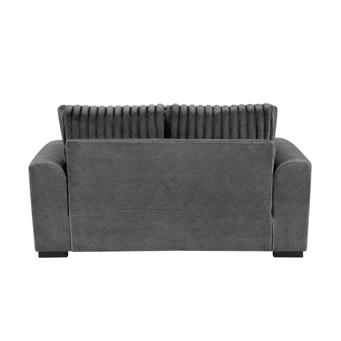 Athena Love Seat (9720DGY-2)
