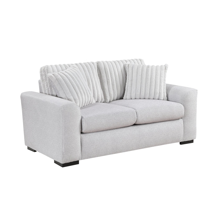 Athena Love Seat (9720GRY-2)