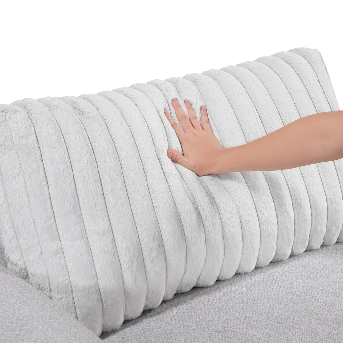 Athena Love Seat (9720GRY-2)