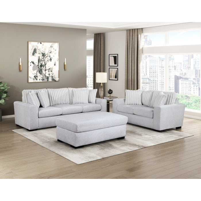 Athena Ottoman (9720GRY-4)