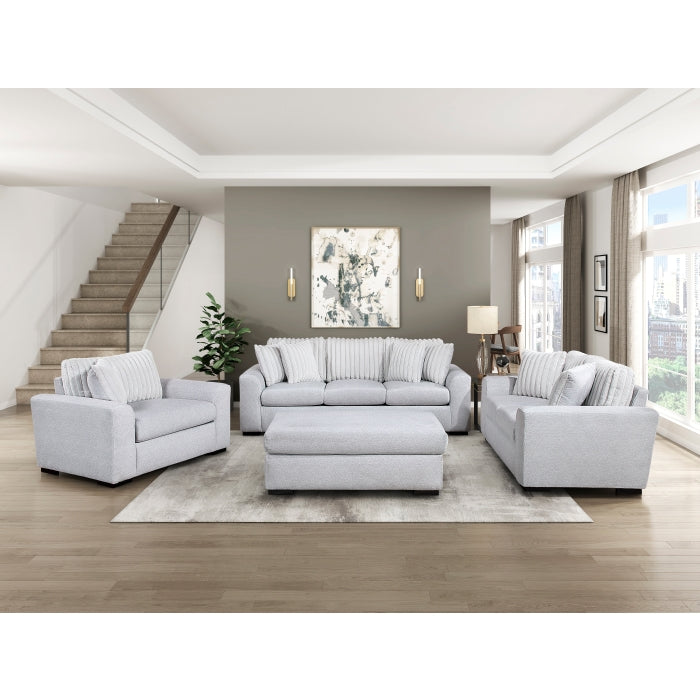Athena Ottoman (9720GRY-4)