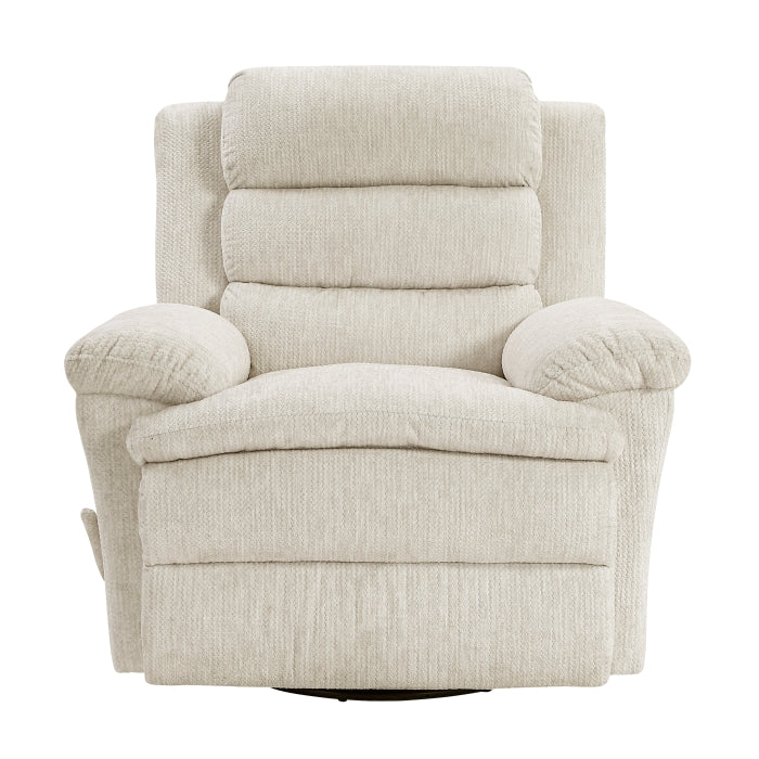 Oxford Swivel Glider Reclining Chair (9725BEG-1SW)