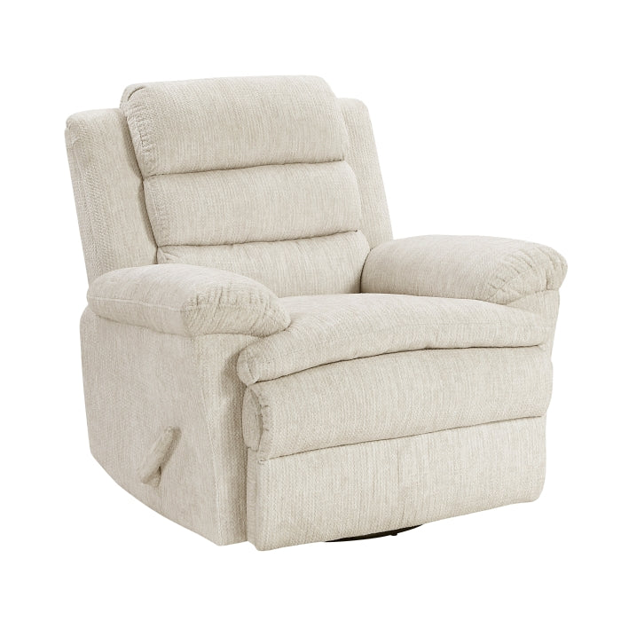 Oxford Swivel Glider Reclining Chair (9725BEG-1SW)