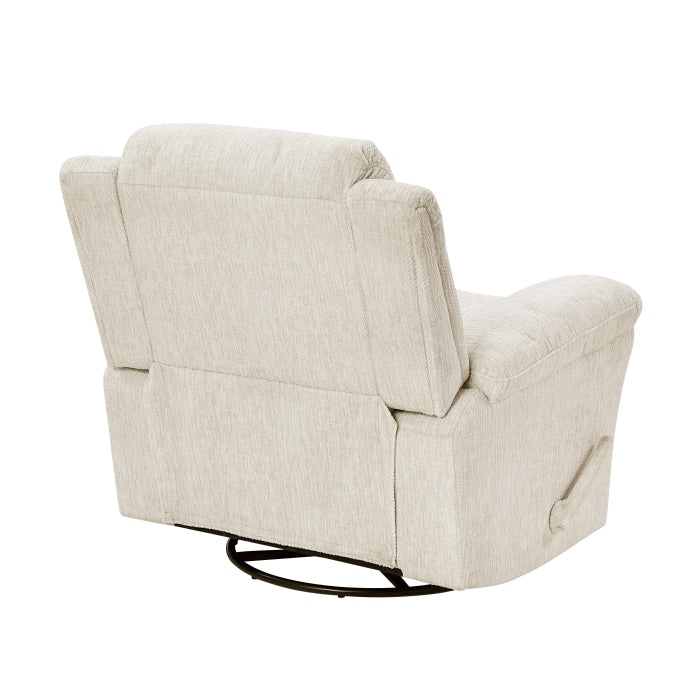 Oxford Swivel Glider Reclining Chair (9725BEG-1SW)