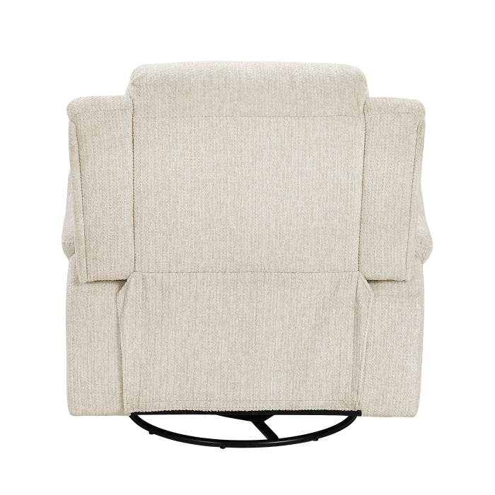 Oxford Swivel Glider Reclining Chair (9725BEG-1SW)