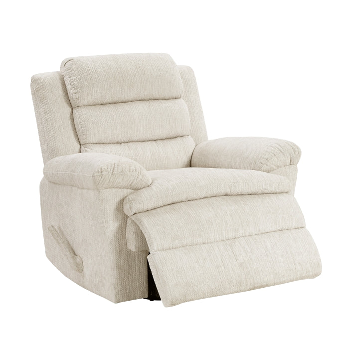 Oxford Swivel Glider Reclining Chair (9725BEG-1SW)