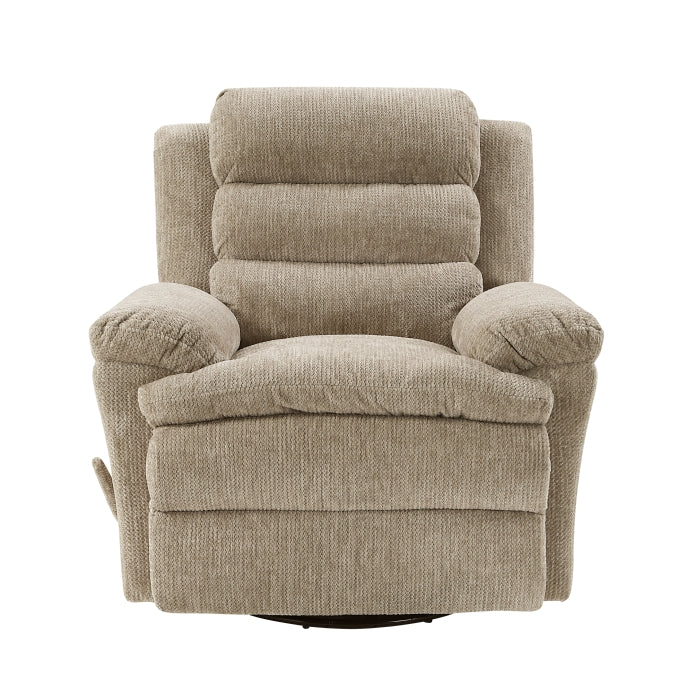 Oxford Swivel Glider Reclining Chair (9725BRW-1SW)