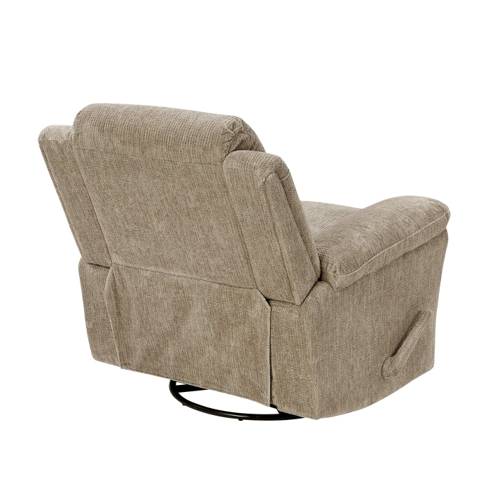 Oxford Swivel Glider Reclining Chair (9725BRW-1SW)
