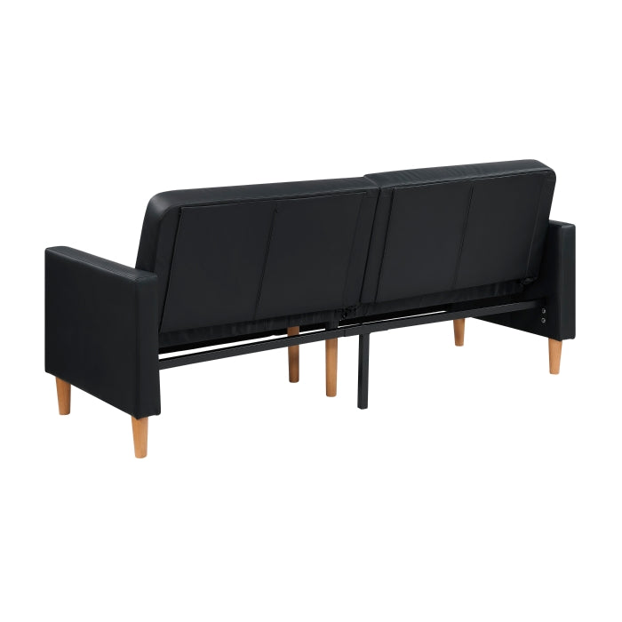 Carlton Convertible Sofa Bed (9730BLK-3CL)