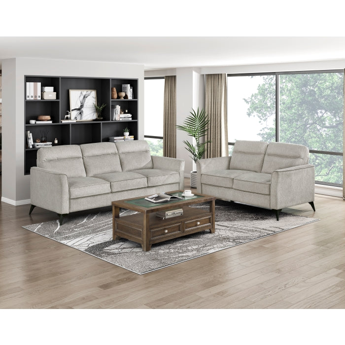 Tellot Love Seat (9733TAN-2)