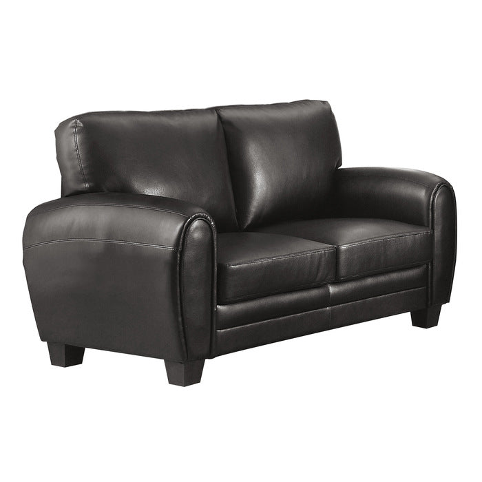 Rubin Love Seat (9734BK-2)