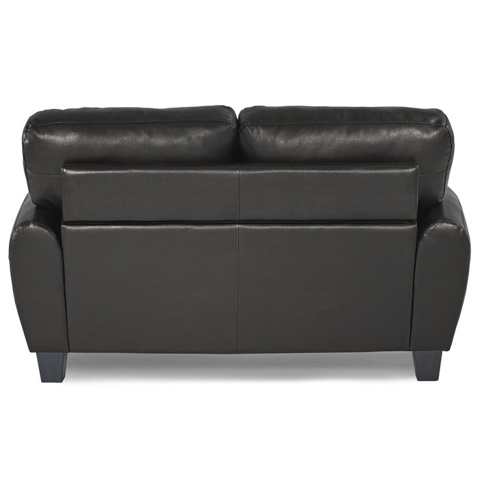 Rubin Love Seat (9734BK-2)