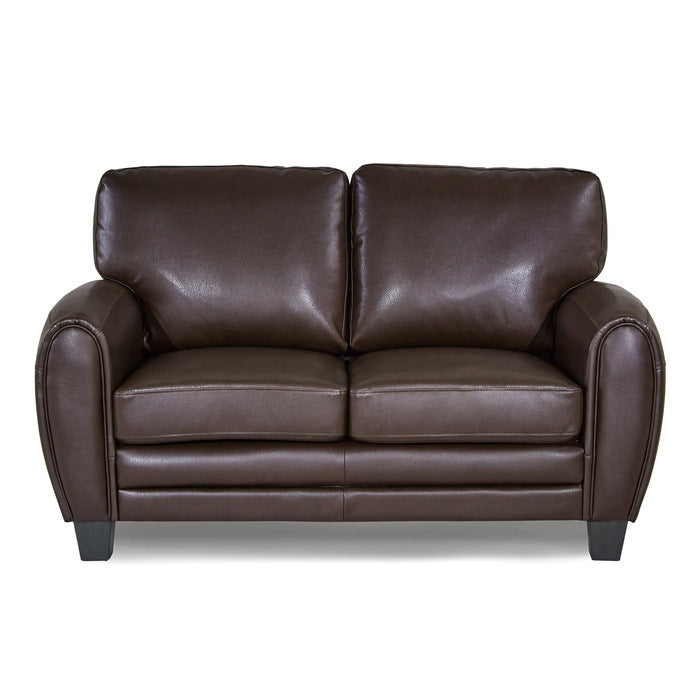 Rubin Love Seat - Dark Brown