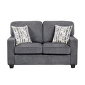 Frances Love Seat (9748DGY-2)