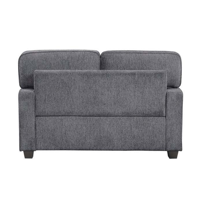 Frances Love Seat (9748DGY-2)