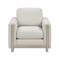 Echo Textured Fabric Chair front view