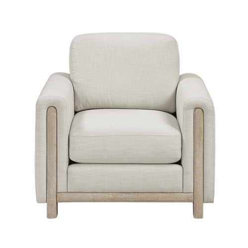 Echo Textured Fabric Chair front view
