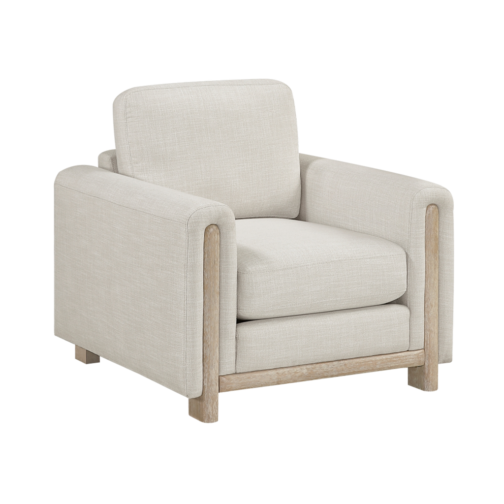 Echo Textured Fabric Chair 45 degree view