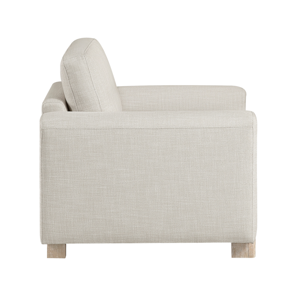 Echo Textured Fabric Chair side view