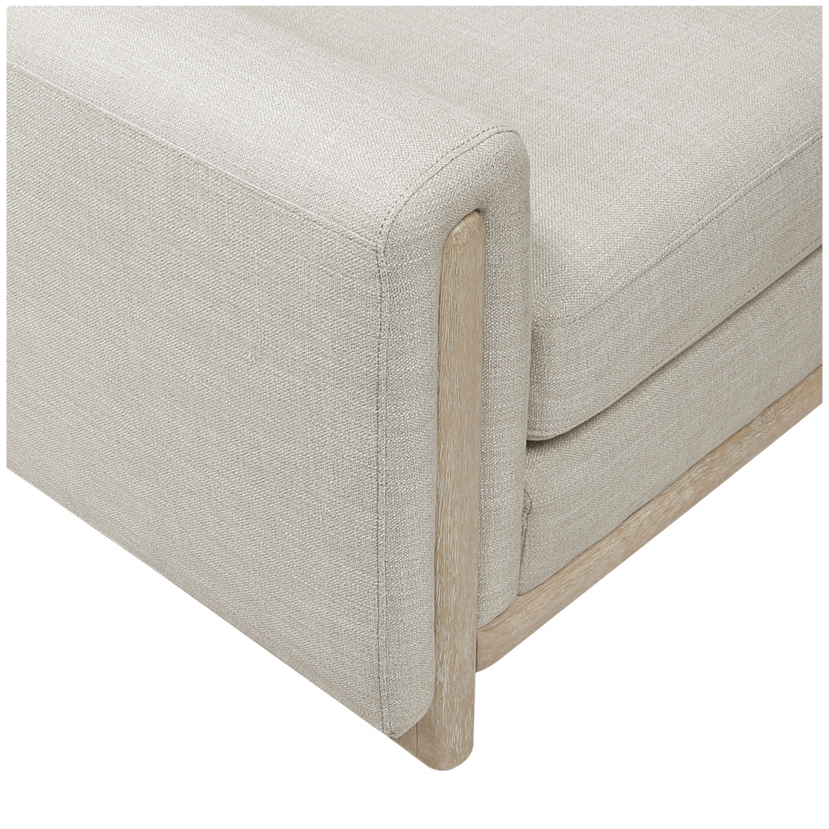 Echo Textured Fabric Chair clean detail view