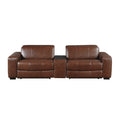 Sutton Power Double Reclining Love Seat with Center Console, Power Headrest and Charging Ports