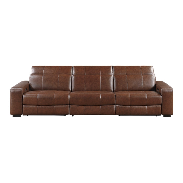 Sutton Power Double Reclining Sofa with Power Headrests and Charging Ports