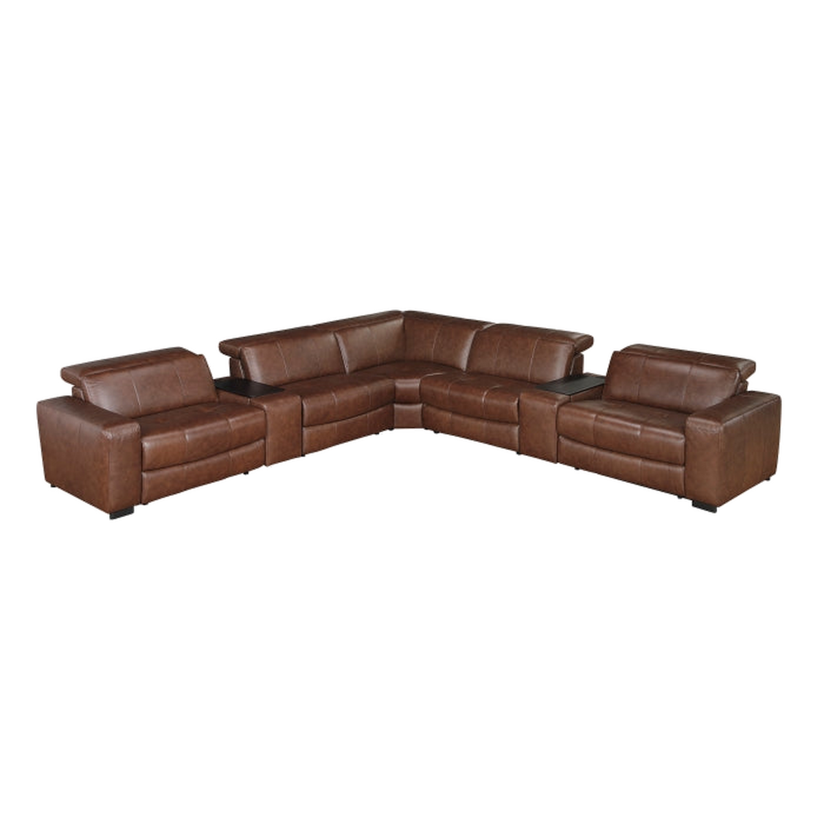 PRS-Sutton 7-Piece Power Reclining Sectional front view