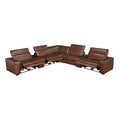 Sutton 7-Piece Modular Power Reclining Sectional with Power Headrests and Charging Ports