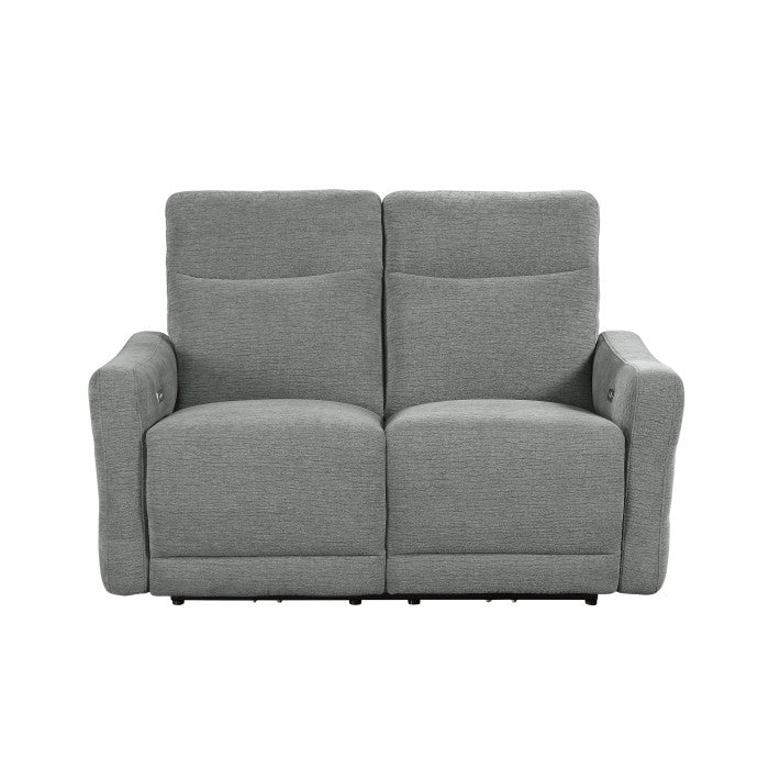 Edition Power Double Lay Flat Reclining Love Seat with Power Headrests and USB Ports